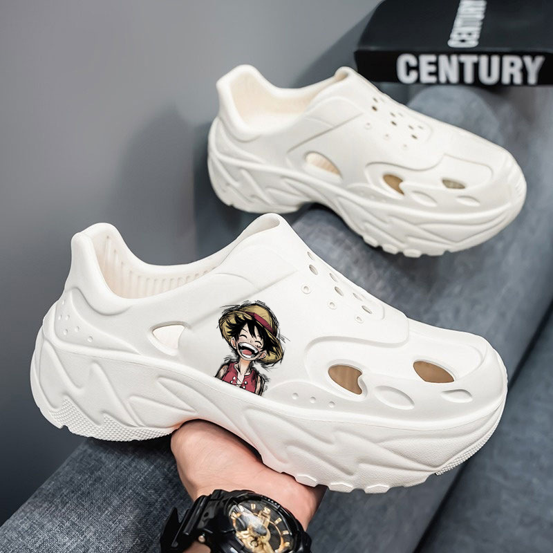 New Style Clogs for Men and Women, Fully Enclosed Soft-Soled Sandals with a Stepping-On-Clouds Feel, Suitable for Outdoor Wear in Summer, Non-Slip Thick-Soled Dad Work Shoes