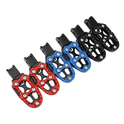 Cross-Border Supply of Motorcycle Modification Parts, Aluminum Alloy Footrests, Rear Footrests, Non-Slip Footrests, Universal Model for Men's Motorcycles