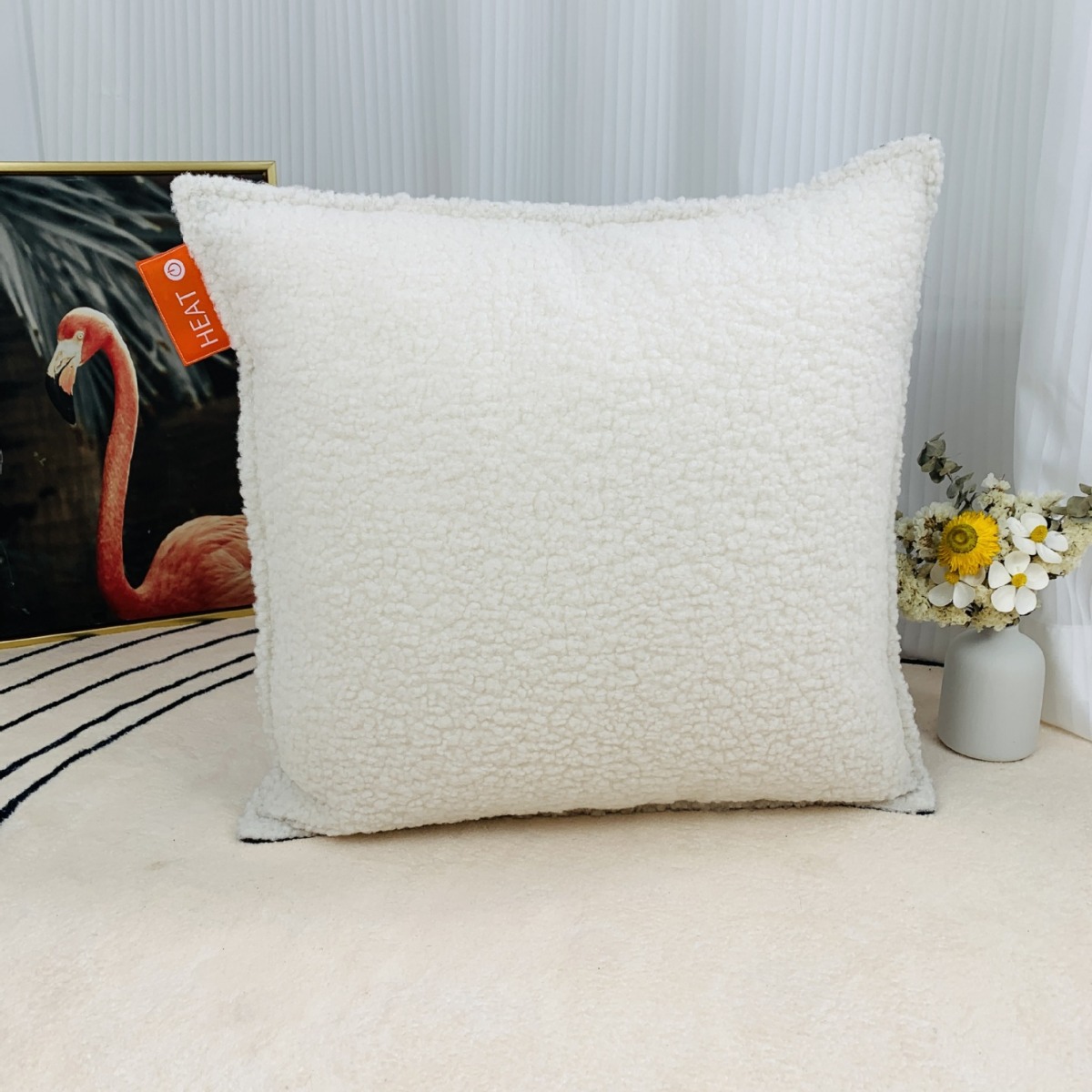 织唛开关USB加热抱枕暖手电热靠枕办公室户外靠垫发热暖身礼品