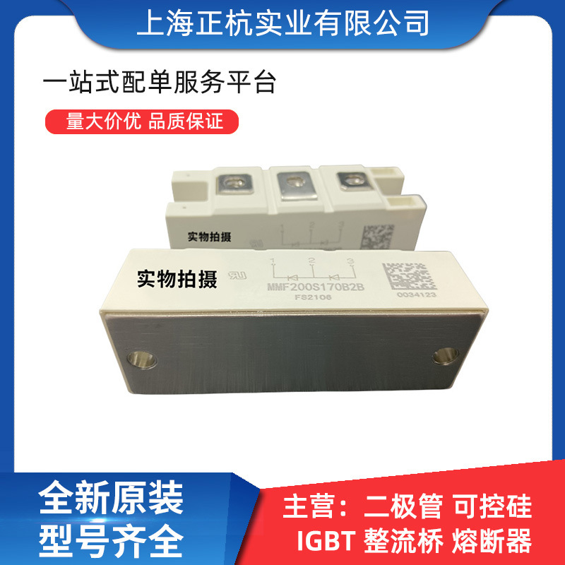 MMF200S170B2B    MMF200S170B 分立半导体模块  晶闸管全新原装