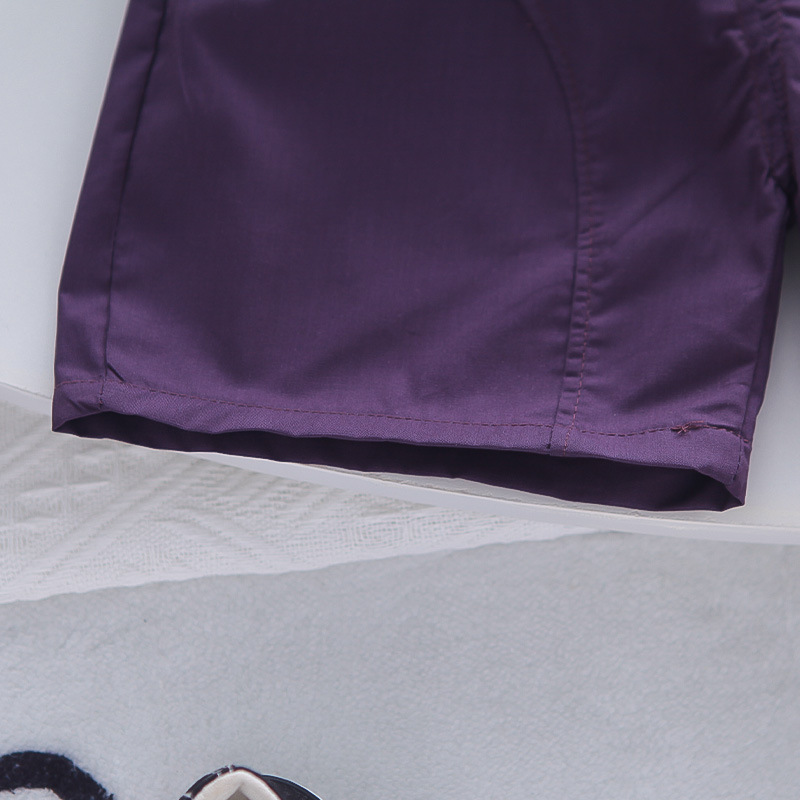 Tuta a maniche corte per ragazzi più venduta 2026 Nuovo stile, vestiti sottili ed eleganti per ragazzi, set estivo da due pezzi per neonati, trendy e alla moda ALYCExiyuebaobao_voghion.com