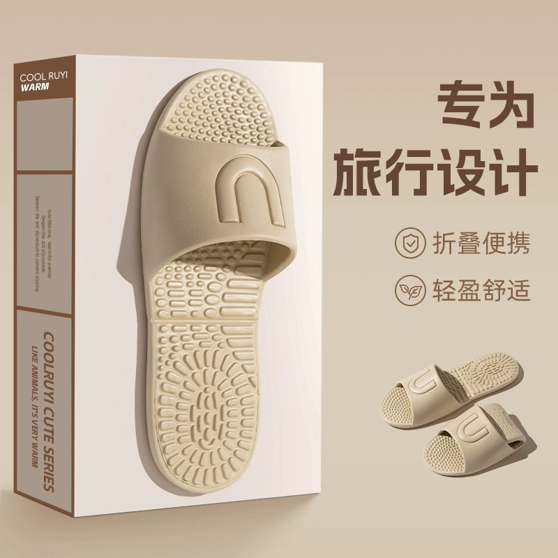 Летние новые складные шлепанцы из ЭВА для пар, мужчин и женщин, портативные домашние сандалии для дома и улицы, оптом.