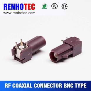 FAKRA SMB�B����PCB����ʽD�;Ƽtɫ���^