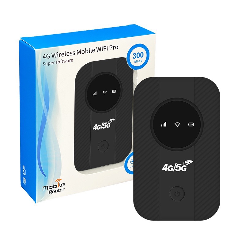 4G5G无线路由器 随身Wi-Fi6 sim卡槽路由器 M5彩灯LTE MIFI modem