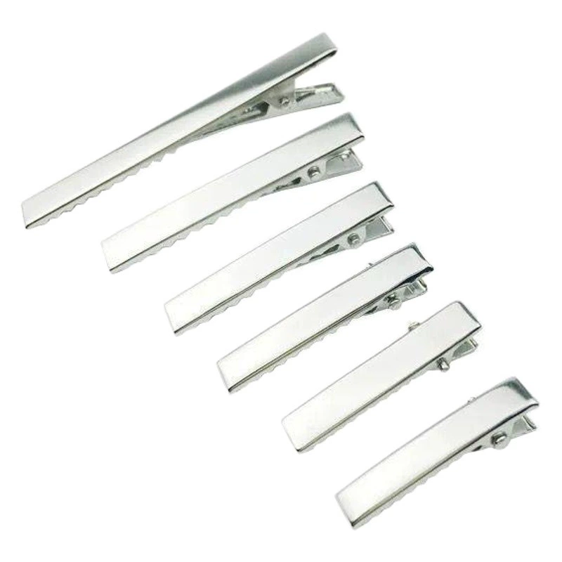 Квадратный зажим с одним словом, аксессуары «сделай сам», металлическая заколка для волос, классическая гальваническая заколка в виде утконоса, персонализированная трендовая заколка для челки, заколка для волос