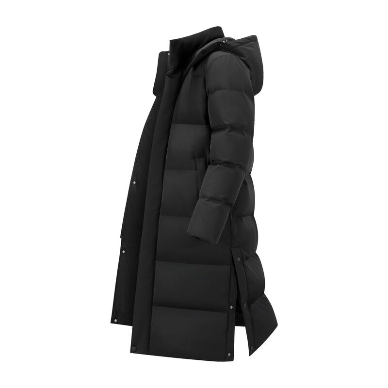 New Long Slit down Jacket 90 down Winter Outdoor Extreme Cold Removable Hat Professional Work Clothes 6019