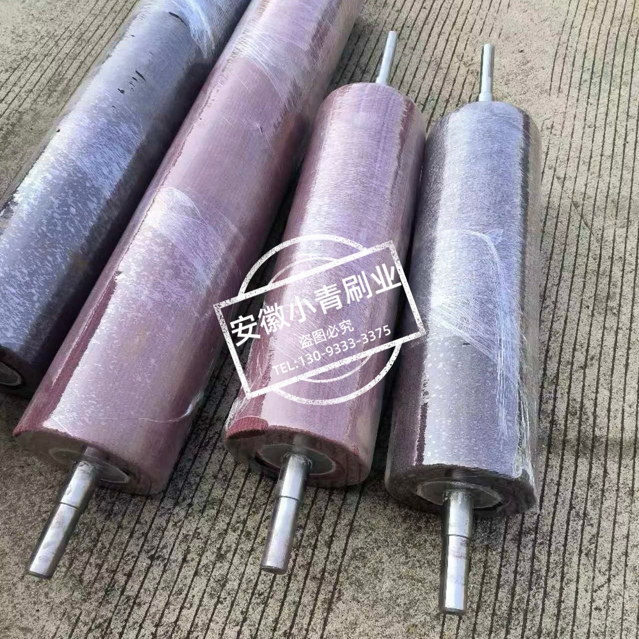 j8百洁布拉丝轮刷铝板不织布宽不锈钢辊加长辊抛光内孔尼龙打磨g3