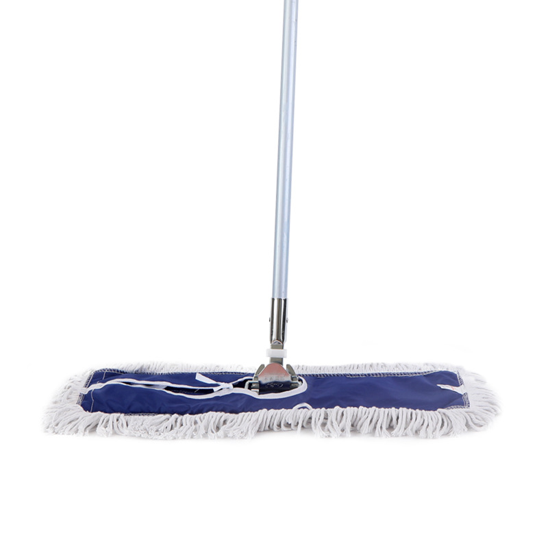 Chaobao 걸레 알루미늄 합금 플랫 걸레 나무 바닥 먼지 푸시 텔레스코픽 로드 퓨어 코튼 와이어 팝 호텔 60cm