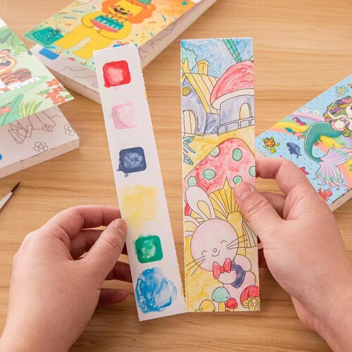 Children's watercolor painting book kindergarten baby diy graffiti book coloring painting portable picture book wholesale