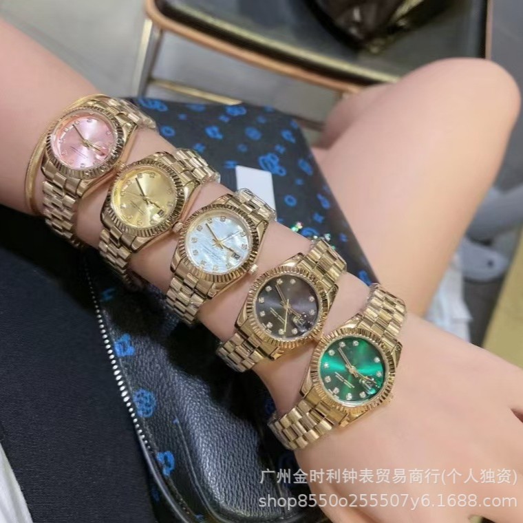 Cross-Border Foreign Trade Lao Lijia Series Manufacturers Fashion Trend Steel Band Watches Women's Watches Quartz Watches Women's and Men's Dropshipping