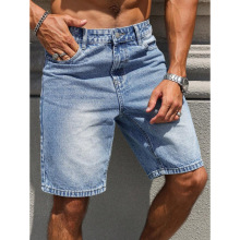 F 50935 Men's street denim five-point shorts ��ʿ��ͷţ����
