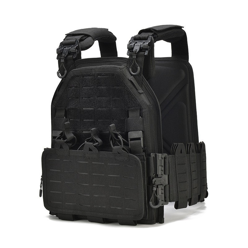 レーザークイックリリース戦術ベスト調整可能な 6094 多機能ベスト防弾服装備 MOLLE 戦術ベスト|undefined