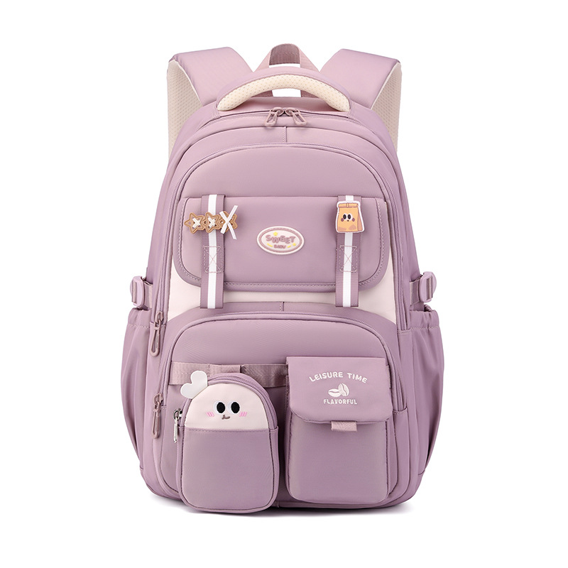 Mochila de descompresión ligera para estudiantes de secundaria, mochila impermeable para estudiantes de primaria de grado 3 - 9