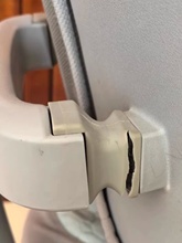 ♔儿童学习椅子靠背配件适用黑白调爱果乐椅背橡胶连接件西昊2平