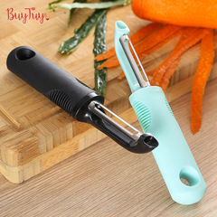 Rubber and plastic comfortable handle peeler melon peeler household multi-purpose peeler melon and vegetable peeling knife kitchen tool