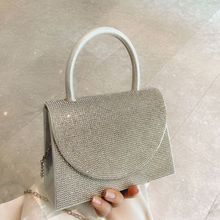 小包手提包新款小方包时尚搭配礼服晚宴KTV女包礼服旗袍包黑色