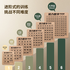 Three Kingdoms Math Huayong Dao Magnetic Puzzle for Children Logical Thinking Brain Teaser Toy Elementary School Intellectual Training