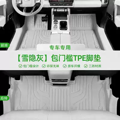 Model, Waterproof and Dustproof Car | Modelə uyğun ayaqaltı - xueyin-gray-tpe-single-layer-floor-mat-door-sill-cover