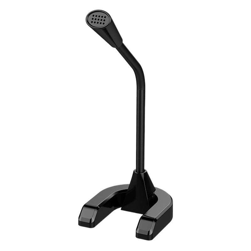 Micrófono de escritorio de la computadora micrófono juego de voz portátil USB Universal Drive-libre reducción de ruido pollo comer karaoke en vivo