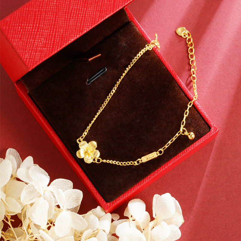 Vietnam Sha Jin LOVE letras flores pulsera pétalos de flores damas lujosas no desvanecerse de moda simple suministro de fabricantes