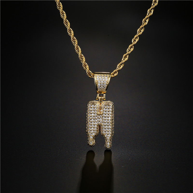 wholesale bijoux irrguliers 26 colliers alphabet anglais Nihaojewelrypicture26