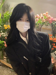 Starrch Wig for Women - Black Brown Long Hair Summer Natural Full Head Cover Style Big Wave Round Face Long Curly Hair Simulation