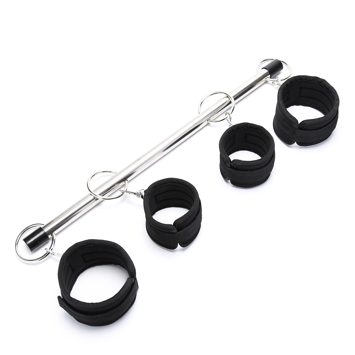 Suministrado directamente por el fabricante: esposas de tubo de acero, esposas para el cuello, esposas de nailon con esponja para manos y pies, conjunto de anillos para el cuello, juguetes alternativos, productos para adultos.
