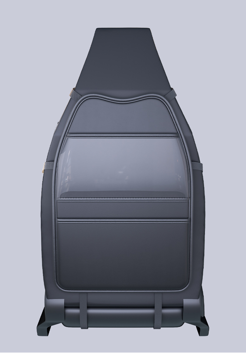 Car Rear Seat Anti-Kick Pad Leather Seat Back Storage Bag Hanging Bag In-Car Storage Seat Back Multifunctional Storage Bag