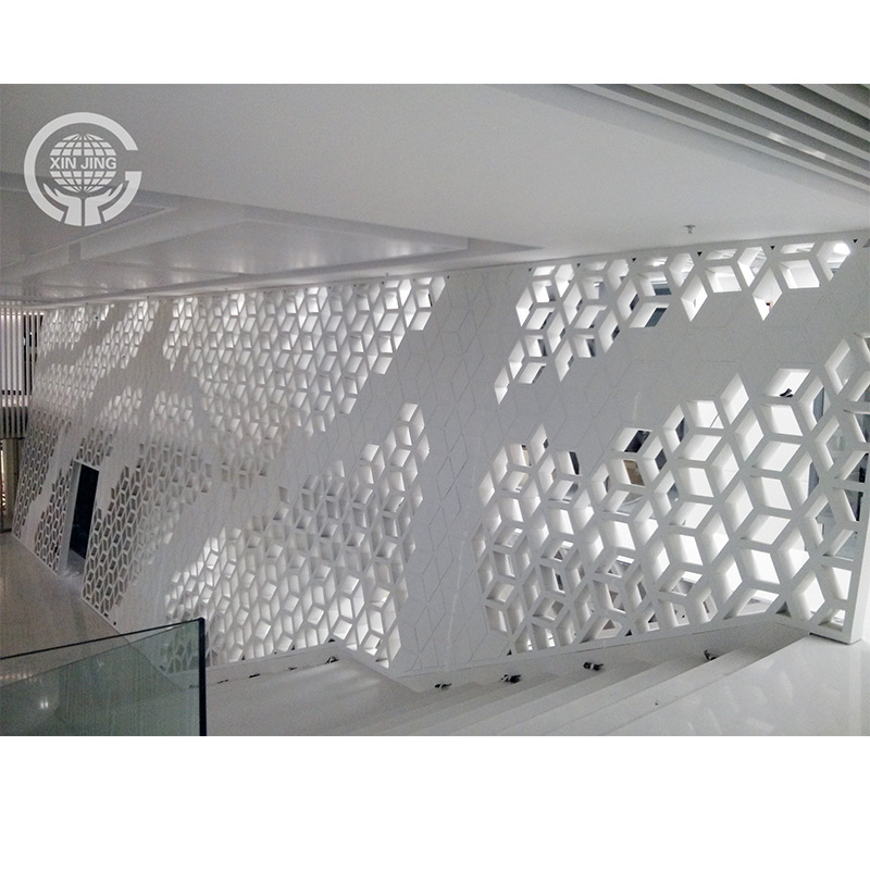 【佛山新景】镂空雕花铝单板窗花室内镂空外墙铝装饰材料铝单板