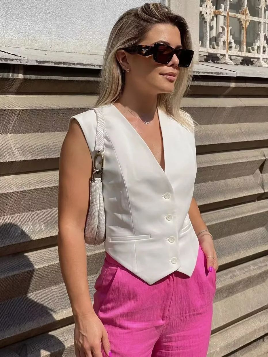 short vest sleevless