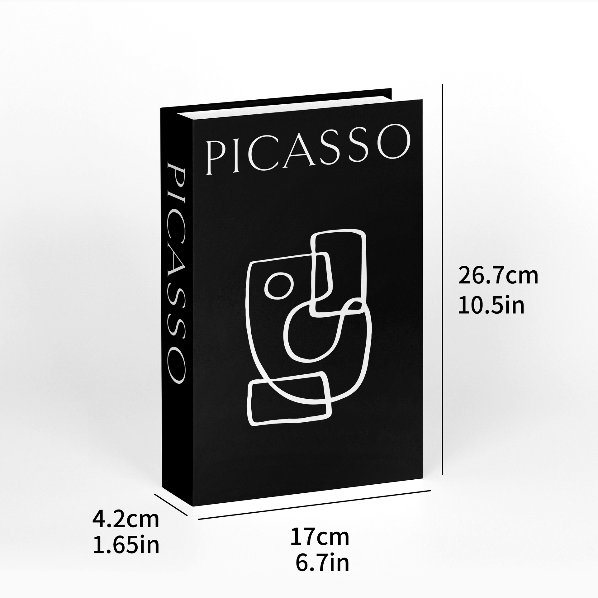 Decoración del hogar simple libro falso plegable modelo de caja de almacenamiento de decoración inglesa extranjera libro de decoración de diseño del hogar image 13
