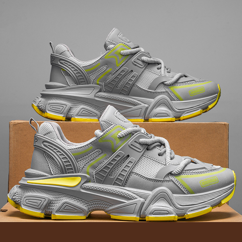 Herren 2024 neue Herbsthöhe zunehmende lässige Sport Jugend Mesh vielseitig dicke Sohle Papa trendige Schuhe_voghion.com