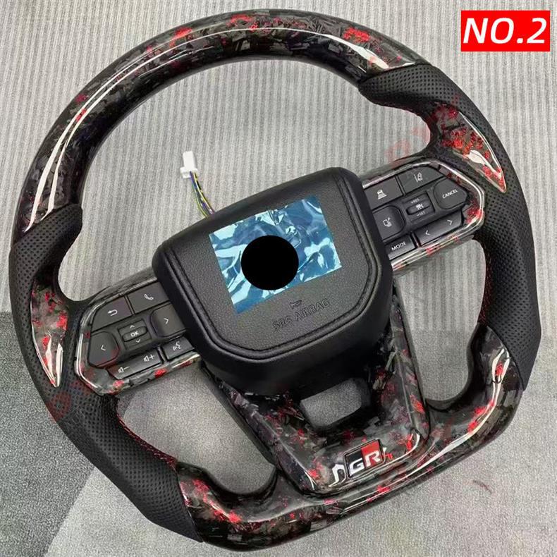 Suitable for Nx/Rx/Lx570/Gx460 Upgrade Lc Modification Gr Carbon Fiber Steering Wheel Forged Steering Wheel Old to New
