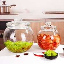 5OH3泡菜坛子玻璃加厚酱菜缸酸菜坛子密封家用腌菜咸菜泡菜罐超市