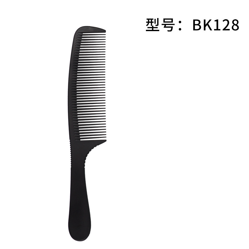 Suministro directo de fábrica peine de pelo de comercio exterior peine de corte de pelo negro peluquería peine de manzana diente ancho Borde de empuje peine de pelo de los hombres