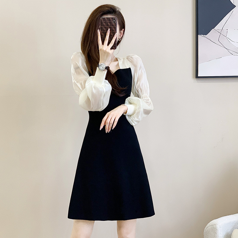 Knitted spring knitted dress