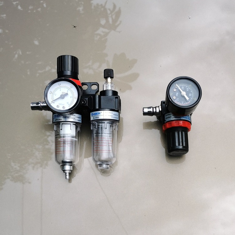 气动黄油机调压阀减压阀压力表 油水分离器AFC2000油水分离过滤器