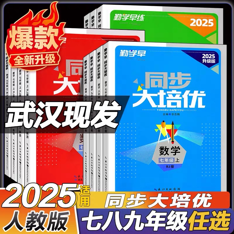 2025新版勤学早大培优七年级八年级九年级上册下册数学物理化学人