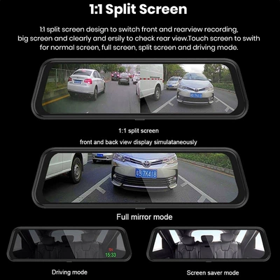 mirror car front and rear – Driving recorder