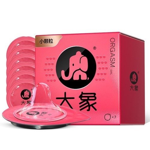 Elephant Condom Granules Ultra-thin Hyaluronic Acid Long-lasting Youthful Girls Super-lubricant Safety Condom Adult Products Manufacturer