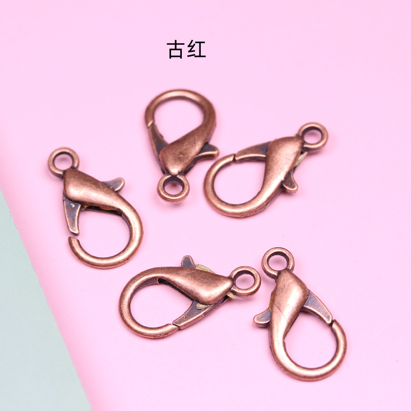 Diyアクセサリー部品亜鉛合金ロブスターバックル/チェーンバックル/ネックレスバックルメーカー現物供給