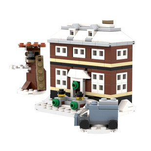 Moc: C7805 Miniature Mccauley House 295 Particle Number Christmas Gift