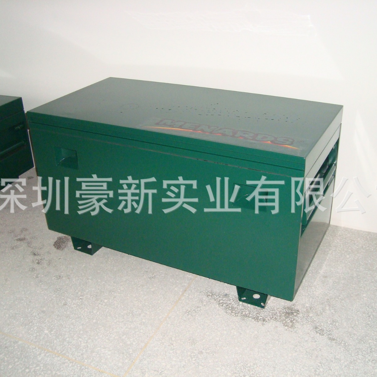 出口德国大型工具存储箱 钢制卡车箱 建筑工地重型工具柜site box