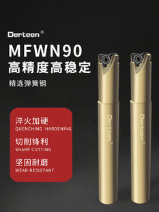 J8Wnm Six-Angle 90-Piece 40-Insert Milling Cutter Bar Face Milling Cutter Wn to U0 Right Angle 3 Anti-Seismic Mf Fast Forward Double Milling Cutter G3