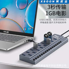 10口16口多口USB HUB扩展坞usb3.0工业扩展器扩展坞分线器USB 3.0