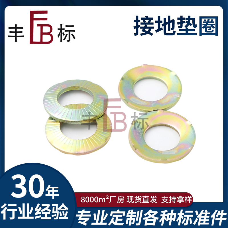 厂家直发 DIN6795 六爪接地垫圈 触地垫圈  SN70093