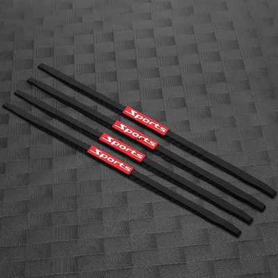 Car Door Anti-Collision Strip Qapı və bamper qoruyucu zolaqlar - 4-long-strips-sport-black-4-strips