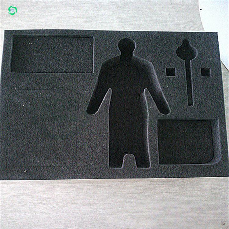 供应 动漫人物玩具海绵高减震内托 人形高密海绵减震包装内衬