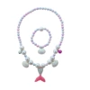 2# pink fish tail 2-piece set [transparent bag]
