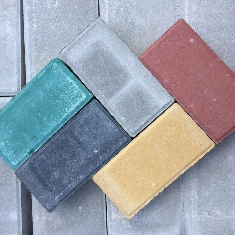 人行道户外公园彩砖水泥透水砖园林透水性耐用防滑本地发货